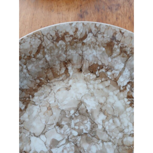 2 Georges Briard Marble Ware Brown Coupe Soup Bowls mid century modern - Picture 4 of 7